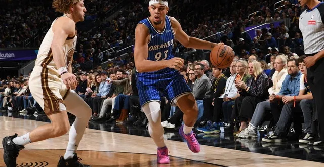 photo  noah penda a réussi à faire fructifier les minutes gagnées avec orlando pour sa première saison en nba.  &copy;  getty images via afp 