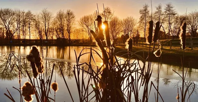 photo  l’étang de saint-rémy-des-monts.  &copy;  le maine libre 