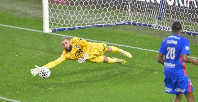 photo  ici face à paris 13 atletico cette saison en national, anthony mandréa va retrouver ses coéquipiers du sm caen après l’élimination de l’algérie à la coupe d’afrique des nations.  &copy;  guillaume marie 
