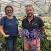 photo mazé-milon, le 19 juin 2025. cécile et mark hodson sont à la tête de turcieflor (la pépinière pierre turc) depuis 2010.