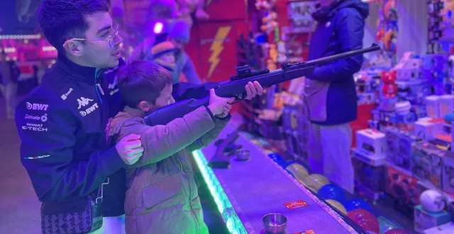 photo  un petit tour au stand de tir à la carabine à la saint-vincent 2026 à argentan.  &copy;  ouest-france 