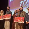 photo andréa ripault, tom lefrou et eliaz barré ont reçu, chacun, un chèque de 3 000 € du fonds d’initiative jeunes.