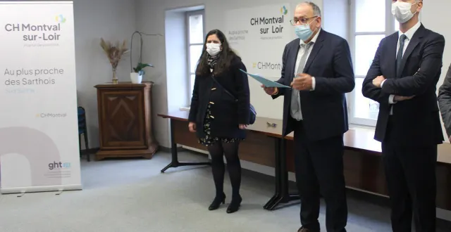 photo  anne-gaëlle huchet, sébastien letessier, alexandre morand, réunis.   &copy;  le maine libre 