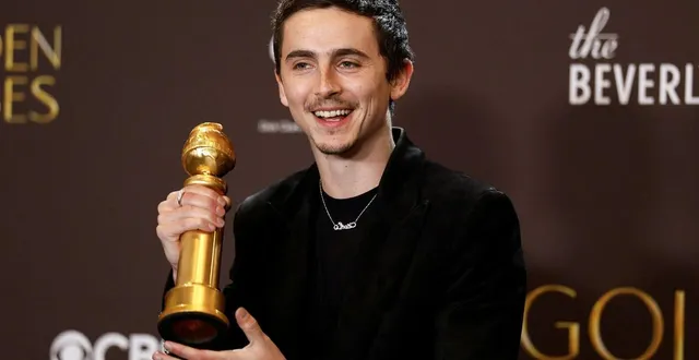 photo  timothée chalamet a remporté, dimanche, le golden globe du meilleur acteur, pour son rôle de pongiste dans « marty supreme ». de bon augure pour les oscars.  &copy;  epa/maxppp 