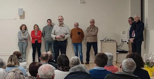photo  la salle était comble pour les derniers vœux du maire.  &copy;  le maine libre 