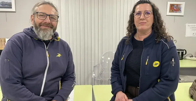 photo  comme en 2025, emmanuel beurrois et helen lanceleur sont les deux agents recenseurs qui vont assurer le recensement sur la ville de sablé-sur-sarthe du jeudi 15 janvier au samedi 21 février 2026.  &copy;  ouest-france 