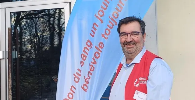 photo  jean-luc ménard, 65 ans, est vice-président de l’association sang et vie trélazé et référent pour les dons de plasma.  &copy;  co 