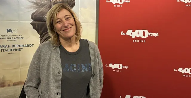 photo  les 400 coups, 5 janvier. valeria bruni-tedeschi est « eleonora duse » dans le film éponyme de pietro marcello.  &copy;  photo jane thierry-neveu 