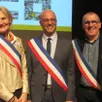 photo franck poquin, maire de saint-léger-de-linières (au centre), avec à ses côtés annie-claude besson, maire déléguée de saint-jean- de-linières, et michaël billot, maire délégué de saint-léger-des-bois.