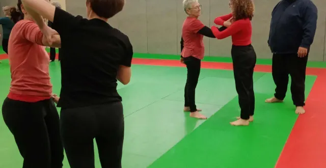 photo  le stage est animé par driss aboudaifane, professeur de judo au judo-club bartholoméen.  &copy;  co 