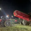 photo  d’après les syndicats fdsea et jeunes agriculteurs, une cinquantaine d’agriculteurs se sont réunis mardi 13 janvier 2026, lors d’une action menée près de la centrale carrefour d’allonnes, près du mans (sarthe). 