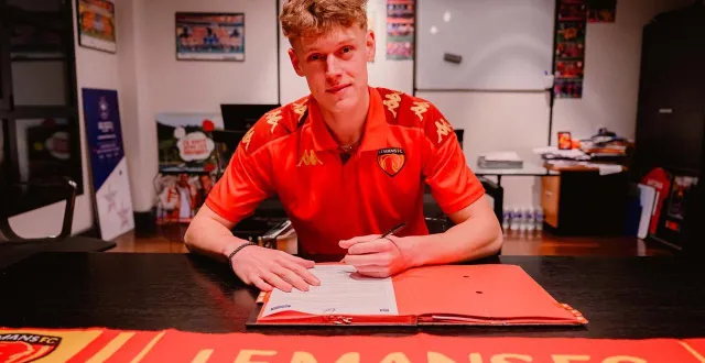 photo  mathis hamdi rejoint le mans fc  &copy;  le mans fc 