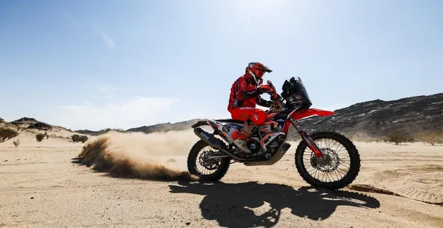 photo  guillaume chollet, ici en décembre 2024, en amont du dakar, en arabie saoudite.  &copy;  dppi 