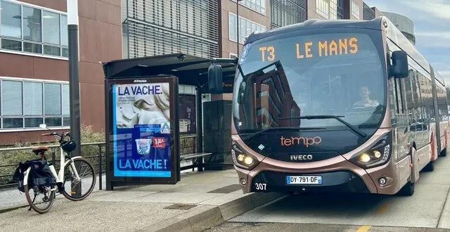 photo  le mans, mardi 13 janvier 2026. c’est sur la ligne tempo t3 entre allonnes et le mans que l’agression des deux vérificateurs de la setram s’est produite.  &copy;  le maine libre 