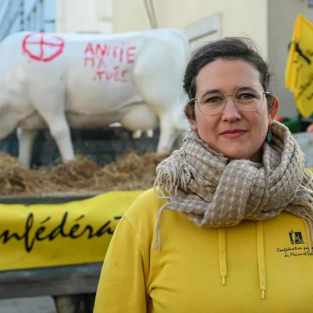 photo « c’est absolument scandaleux », a réagi tiphaine joly, porte-parole de la confédération paysanne 49 à la garde à vue de cinquante militants.  ©  co - laurent combet