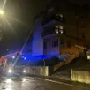 photo  le feu a pris dans un immeuble situé rue des maillets, au mans. 