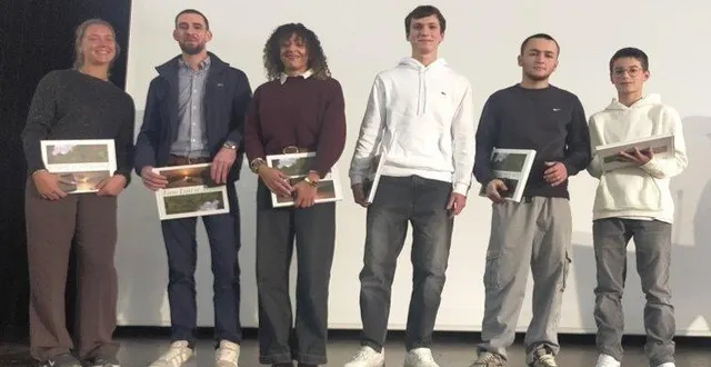 photo  les lauréats mis à l’honneur lors de la cérémonie des vœux  &copy;  ouest-france 