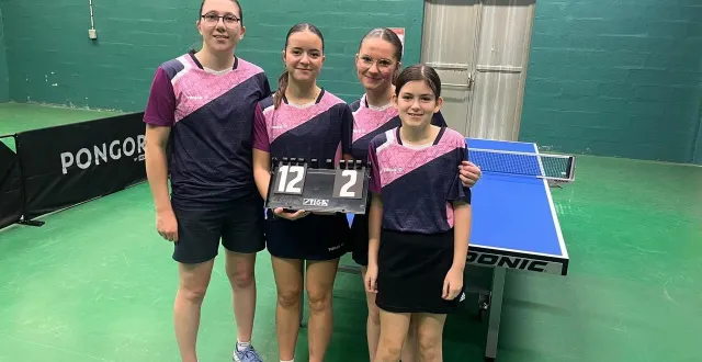 photo  juliette vinclair, sarah chérel, justine vallot et agathe navet ont mené l’entente alençon - argentan en nationale 2 en deux phases seulement.  &copy;  entente alençon - argentan 