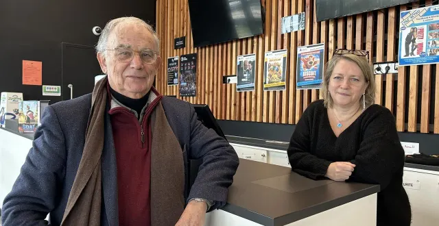 photo  loïc frémont et sandrine genouvrier, à la tête des cinémas vauban de saint-malo.  &copy;  ouest france 