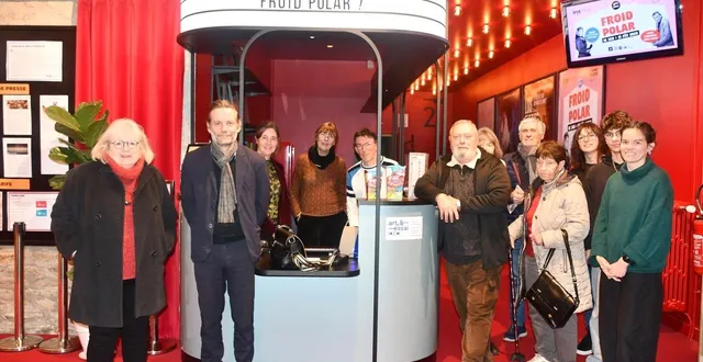 photo  l’équipe de l’iris cinéma a présenté, avec ses partenaires, la 11e édition du cycle « froid polar ».  &copy;  ouest-france 