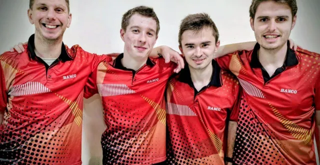 photo  l’équipe montante en régionale 4 : quentin levasseur, clément lecherpy, alexis davy et valentin leprince.  &copy;  ouest-france 