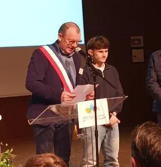 photo  après avoir obtenu le titre de champion de france de judo en catégorie minime, victor maingot est devenu, en 2025, champion de france dans la catégorie cadet moins de 55 kg.  &copy;  ouest-france 