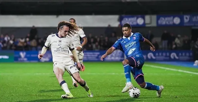 photo  gbellé est parvenu à égaliser d’une superbe frappe, en fin de rencontre, vendredi soir.  &copy;  téo floc’h 