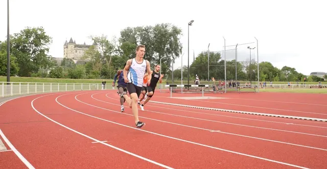 photo  thibaut gromala, sprinter cadet du sco angers athlé  &copy;  co 