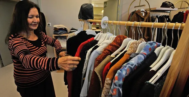 photo  trésors de fripes a pris le relais de la malle aux vêtements au csc grand-nord.  &copy;  co - christophe bernard 