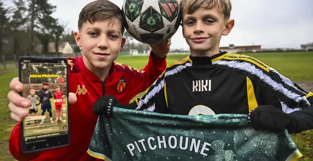 photo  pitchoune, alias isaac à gauche, avec son cousin, ezeckiel surnommé kiki à droite.  &copy;  le maine libre - denis lambert 