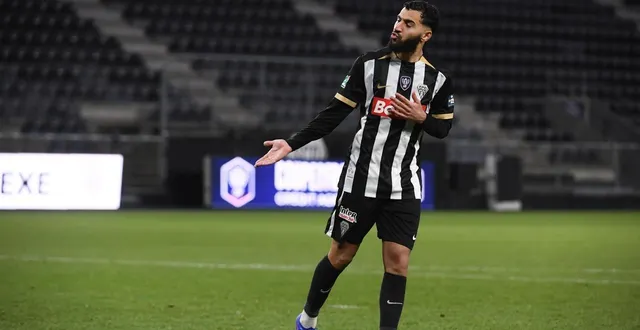 photo  amine sbaï a inscrit son premier but en l1 avec angers sco.  &copy;  archives co - josselin clair 