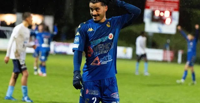 photo  manech billy et les joueurs de la châtaigneraie ont réussi à prendre le meilleur sur angers (b).  &copy;  archives angélique richou 