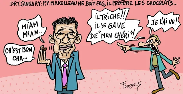 photo  pierre-yves marolleau ne craint pas le dry january. mais ne lui parlez pas d’un éventuel no chocolate december, en revanche…  &copy;  co - michel foucault 