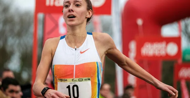 photo  flavie renouard a pris la troisième place du cross long.  &copy;  simon torlotin / ouest-france 