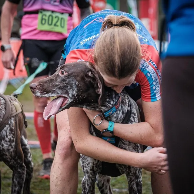 Dimanche, 211 coureurs étaient sur la ligne de départ avec leurs compagnons à quatre pattes pour parcourir 5,2 km. Simon Torlotin / Ouest-France photo dimanche, 211 coureurs étaient sur la ligne de départ avec leurs compagnons à quatre pattes pour parcourir 5,2 km. © simon torlotin / ouest-france