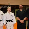 photo  vendredi soir, au dojo de changé, le sud-est manceau club de judo jujitsu a organisé sa cérémonie des vœux, moment privilégié pour la remise de grades. émilien bizeray et camille duval ont reçu leur 1er dan en judo, morgan evrard et mostefa fodil, leur 1er dan en iaido. les quatre lauréats ont fait la fierté de leurs dirigeants : « c’est aussi une récompense pour le club, le travail a payé. » 