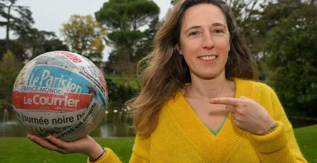 photo  claire morvan a cofondé un observatoire qui suit le traitement des questions climatiques dans les médias.  &copy;  photo co – laurent combet 