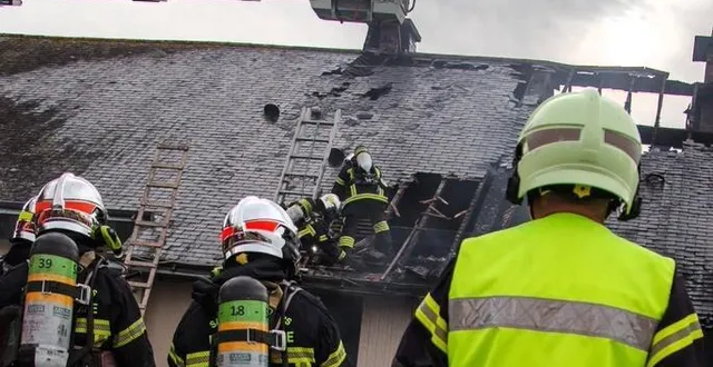 photo  doué-en-anjou, jeudi 15 janvier 2026. une quinzaine de sapeurs-pompiers de quatre centres différents avaient été déployés sur place.  &copy;  capture d’écran - vidéo sdis 49 