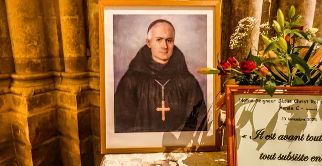 photo  un portrait de dom guéranger à l’abbaye de solesmes.  &copy;  abbaye de solesmes 