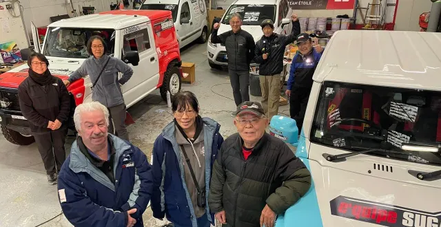 photo  le « team sugawara » presque au complet, samedi 17 janvier 2026, à quelques jours du départ de l’africa eco race.  &copy;  le maine libre 