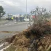 photo  plusieurs axes autour de la socamaine, à champagné (sarthe), sont bloqués depuis 22 h dimanche 18 janvier 2026. 