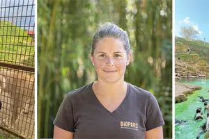 diane thollin, soigneuse au bioparc depuis 5 ans