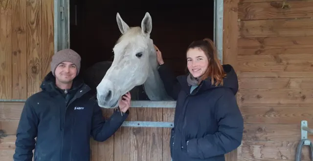 photo  victor levecque et anouk canteloup ont repris l’écurie de jean teulère.  &copy;  co 