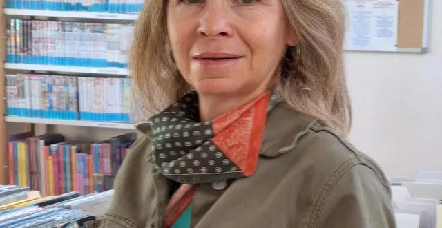 photo  manuella aubry-chable animera l’atelier d’écriture.  &copy;  le maine libre 