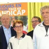 photo guy podevin, président du rotary de mayet, christine besse et benoît lavigne, vice-présidente et président de l’association.