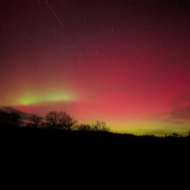 photo le phénomène était très intense lundi soir.  ©  document remis