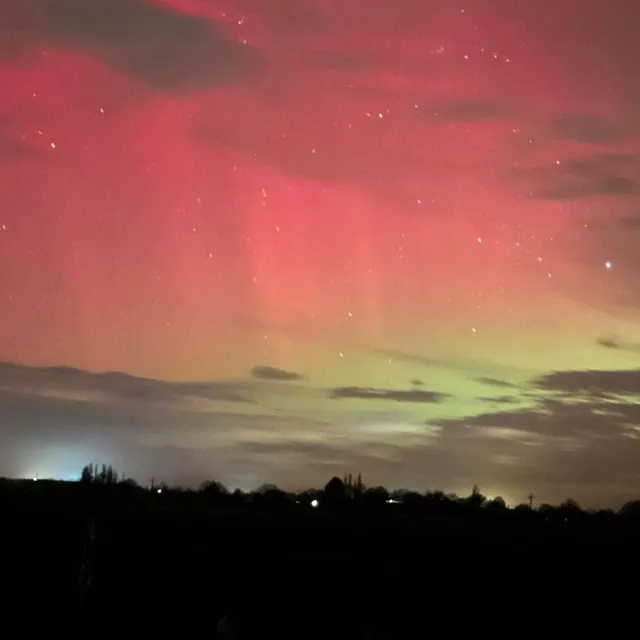 photo les aurores boréales ont également été observées dans le choletais.  ©  les infos de tino