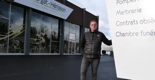 photo  vincent targat a installé son entreprise dans le bourg de sainte-foy-de-montgommery (calvados) en début d’année 2026.  &copy;  ouest-france 
