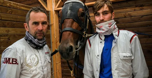 photo  les sarthois jean-michel et nicolas bazire devront se passer du prix d’amérique 2026.  &copy;  archives le maine libre - denis lambert 