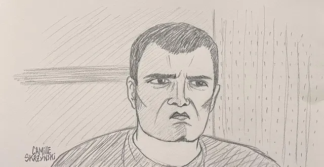 photo  l’accusé, damien le roux, assure n’avoir aucun souvenir de la soirée du drame et, en même temps, conteste être le meurtrier.  &copy;  camille skrzynski 